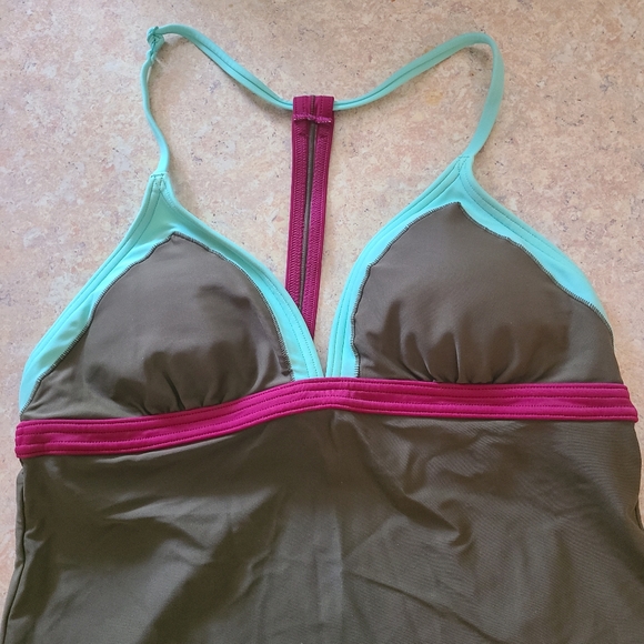 Prana Green Tankini Set in Size Medium - Picture 2 of 9